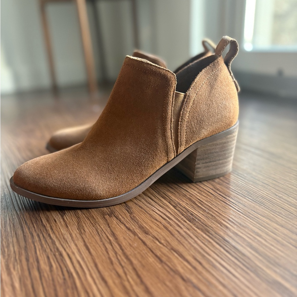 Brown Suede Steve Madden Ankle Boots